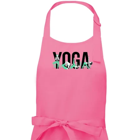 Yoga nápis farebný