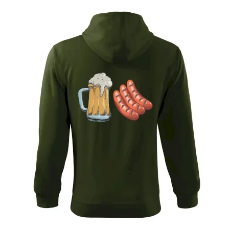 Pivo a klobása