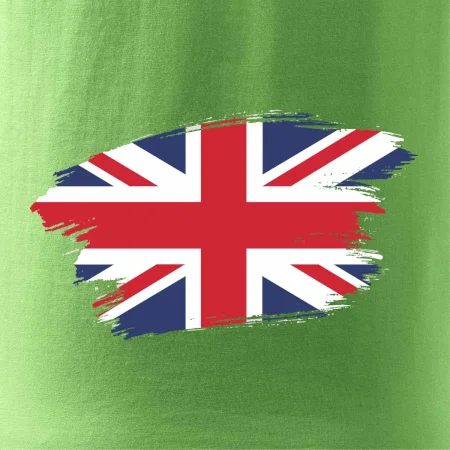 Britská vlajka roztrhaná