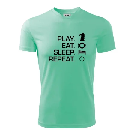 Eat sleep play - šach