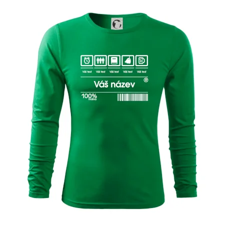 Čárový kód - Vlastní text