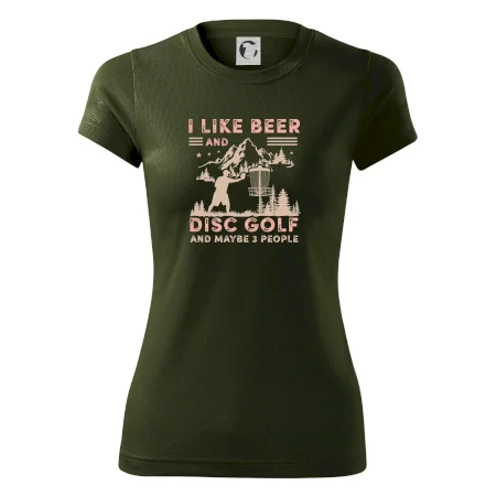 I like beer and disc golf