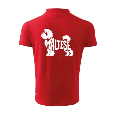 Maltézsky psík nápis v tele