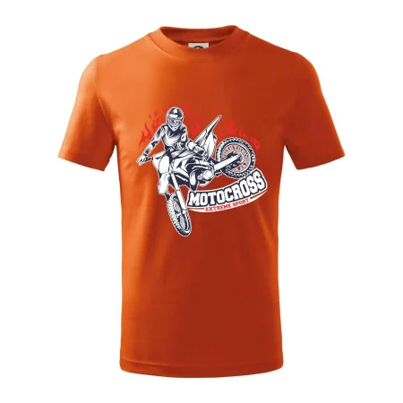 Motocross extreme sport fire