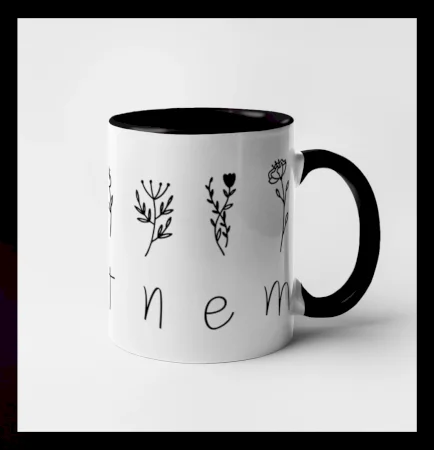 Kvitnem - Nápis s kvetinami