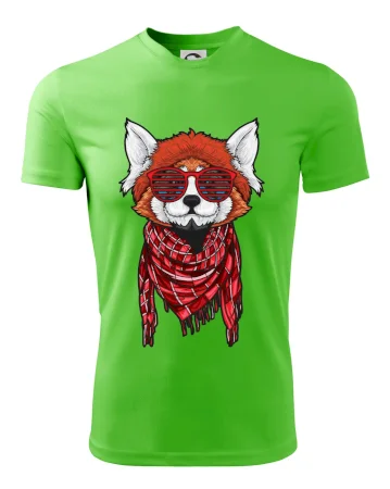 Červená panda hipster