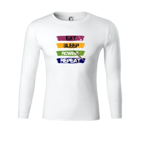 Eat sleep rowing repeat farebné