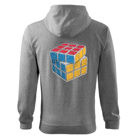 Rubikova kocka kreslená