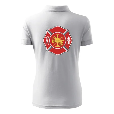 Fire department logo červené