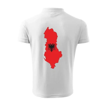 Albánsko mapa a znak
