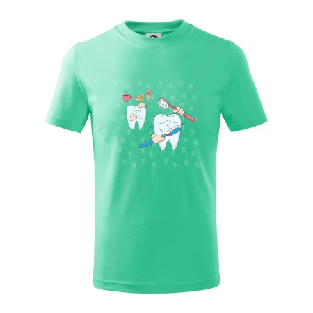 Zubárske tričko - kefka a jedlo