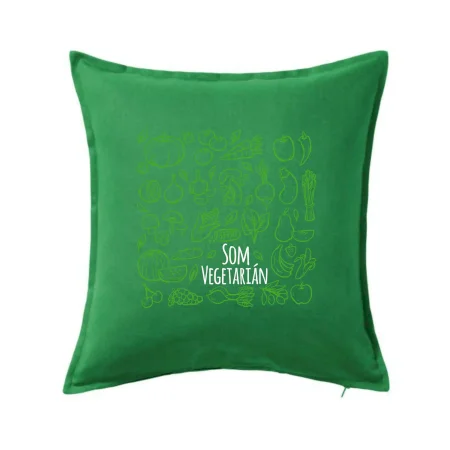Som vegetarián - zelenina vo štvorci