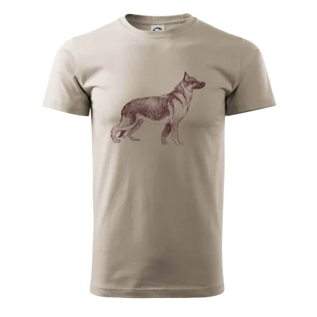 Nemecký ovčiak - kreslený skica  