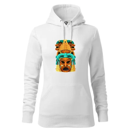Mayová maska s pyramídou
