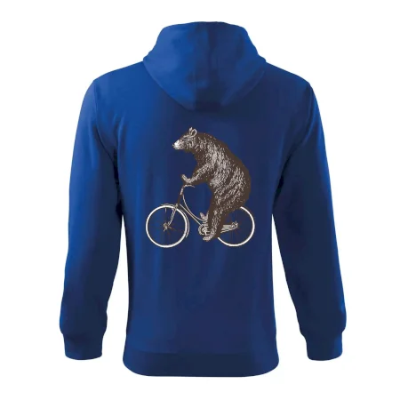 Medveď na bicykli