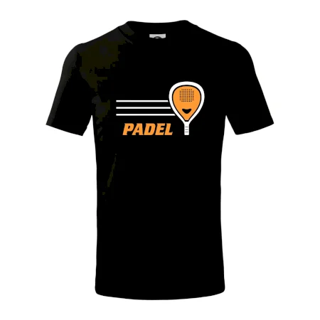 Padel - oranžová raketa