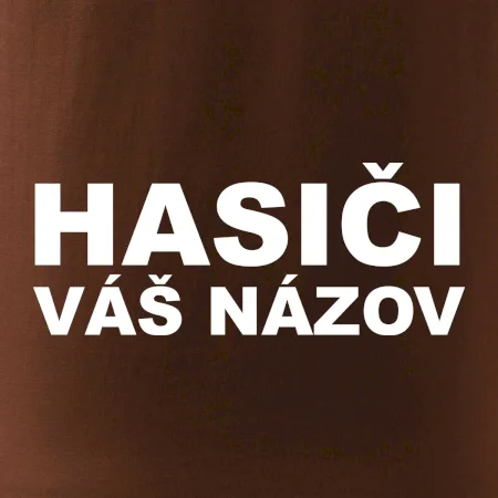 Hasiči nápis (názov zboru - vlastný nápis)