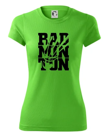 Badminton nápis