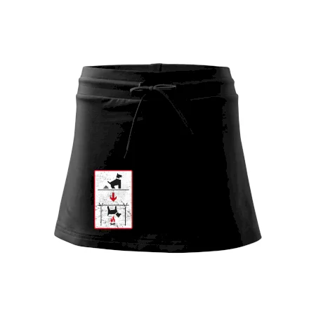 Tričko pre odporcov sraní na chodníku