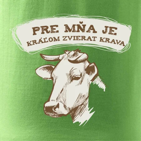 Pre mňa je kráľom zvierat krava
