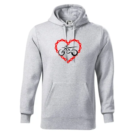 Moto srdce reťaz - enduro