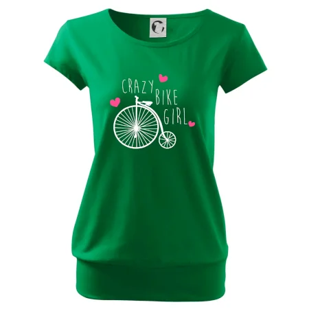 Crazy bike girl