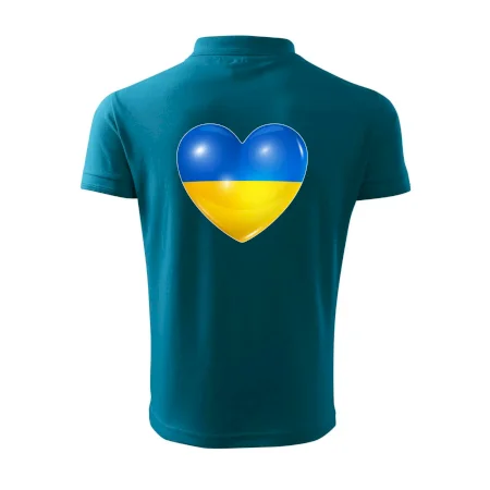 Ukrajina srdce vlajka
