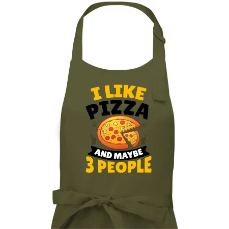 I like pizza and maybe 3 people