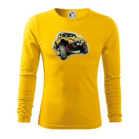 Žltý offroad s navijakom