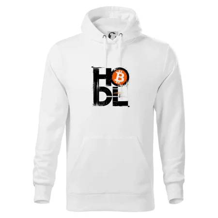 Hodl velký nápis a logo BTC