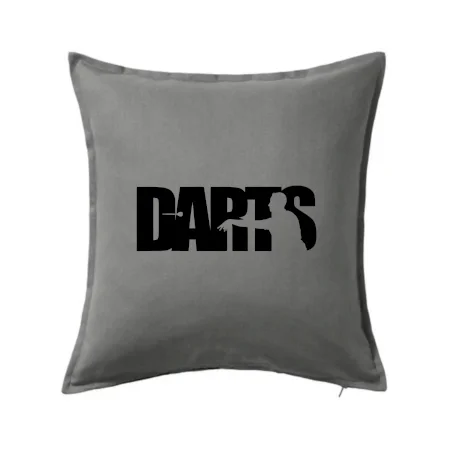 Darts - nápis so šípkarom