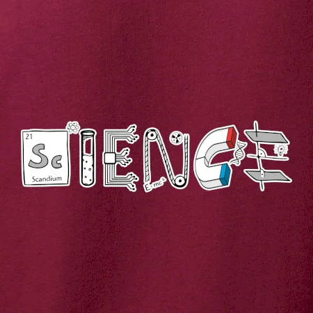 Science věda nápis