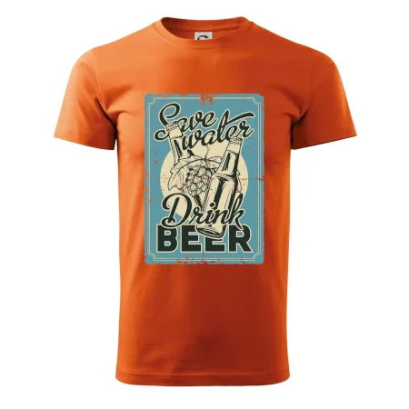 Save water drink beer poster