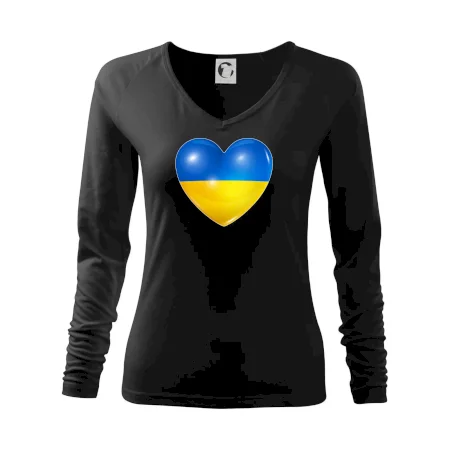 Ukrajina srdce vlajka