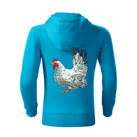 Sliepka kreslená biela