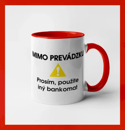 Mimo prevádzku prosím, použite iný bankomat