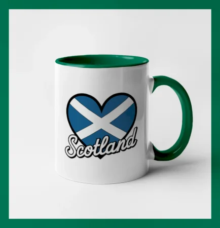 Scotland Srdce s vlajkou