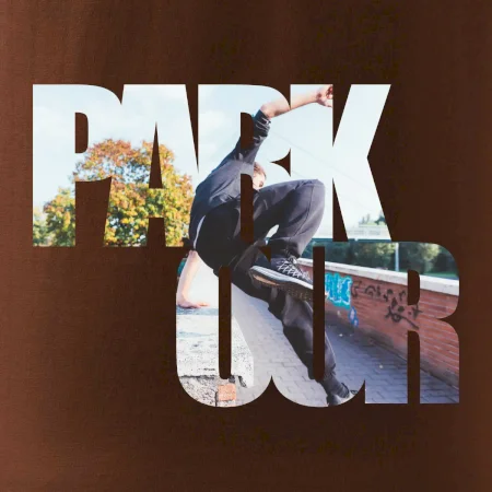 Parkour nápis v meste