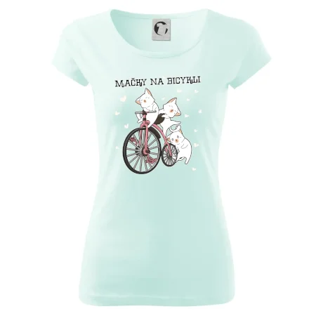 Mačky na bicykli