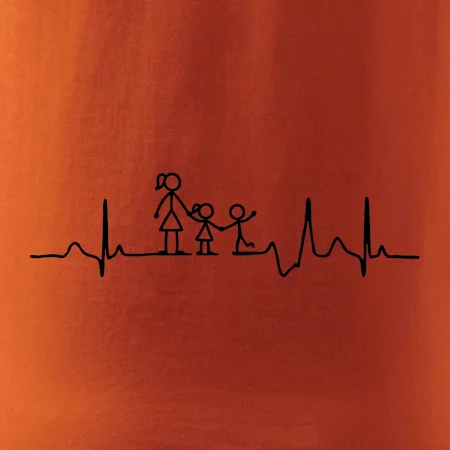 Ekg mamička a dievča + chlapec