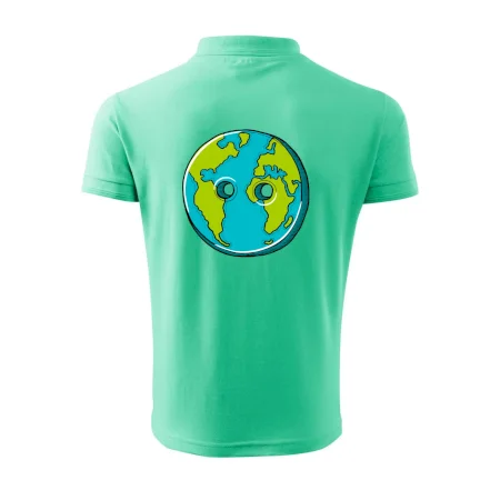 Planéta krajiny gombík (Pecka design)