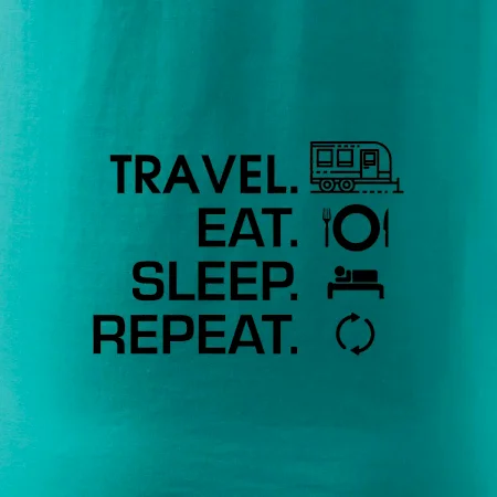 Eat sleep travel - Veľký príves