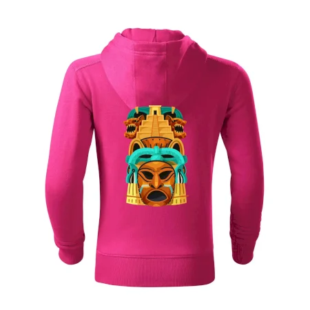 Mayová maska s pyramídou