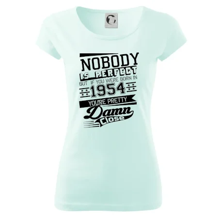 Nobody is perfect - 1954