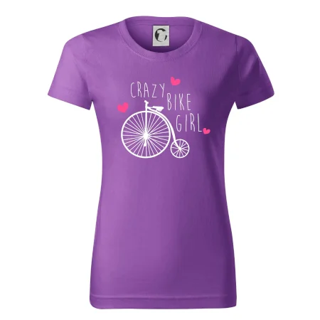 Crazy bike girl
