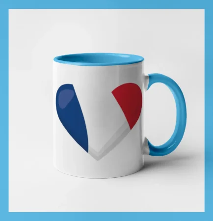 Francúzska vlajka srdca