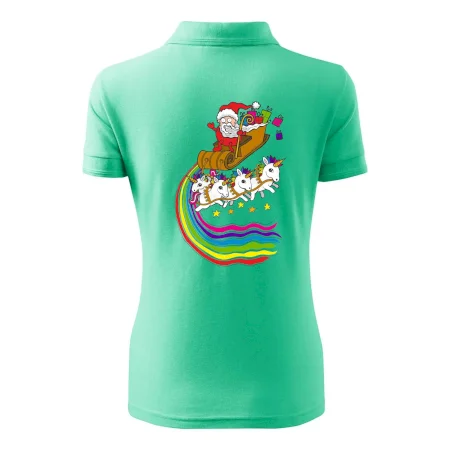 Santa a jednorožce (Pecka design)