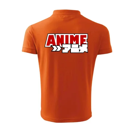 Anime nápis červený