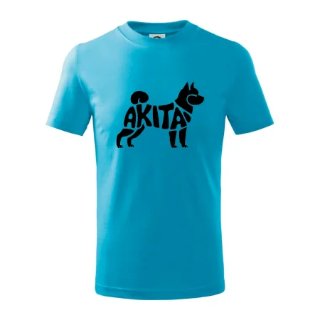 Akita Inu - Nápis v tele