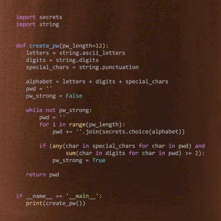 Python Generátor hesiel